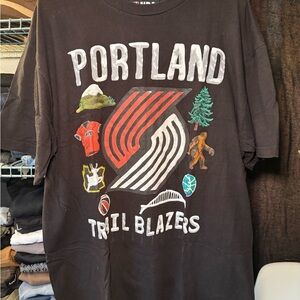 Chinatown Market Black and White NBA T-Shirt